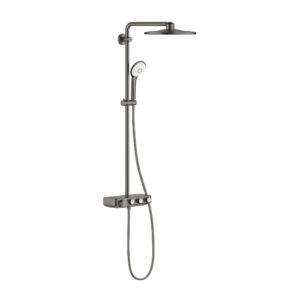 GROHE EUPHORIA SMARTCONTROL 310 DUO SHOWER SYSTEM WITH THERMOSTAT BRUSHED HARD GRAPHITE 26507AL0