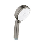 GROHE TEMPESTA COSMOPOLITAN 100 HAND SHOWER 4 SPRAYS, BRUSHED HARD GRAPHITE