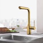 GROHE ESSENCE S-LEVER SINK HIGH SPOUT PULL OUT DUAL SPRAY, COOL SUNRISE - Image 3