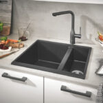 GROHE K500 SINK 60-C55,5/46 1.5 REV555X460, GRANITE BLACK - Image 3