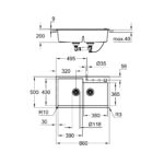 GROHE K500 COMPOSITE SINK - Image 2