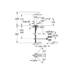 GROHE PLUS SINGLE LEVER BASIN MIXER S-SIZE, CHROME 32612003 - Image 2