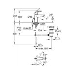 GROHE EUROSMART SINGLE-LEVER BASIN MIXER 1/2 S-SIZE ( 33265002 ) - Image 2