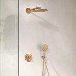 GROHTHERM SMARTCONTROL ROUND CONCEALED 3 FUNCT SHOWER SYSTEM 310, BRUSHED WARM SUNSET 34863DL0 - Image 3