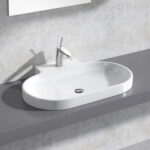 GROHE EUROCOSMO COUNTERTOP BASIN W/O OVERFLOW 80, 39070001 - Image 3