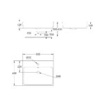 GROHE EUROCUBE COUNTER TOP BASIN 60, 39234000 - Image 2