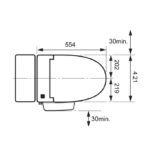 GROHE  SMART TOILET COVER WASHER HEAT STORAGE TOILET COVER DRYING 39885L00 - Image 2