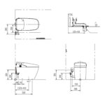 INAX SATIS G SHOWER TOILET WHITE CEIX5321-1120510F0 - Image 2