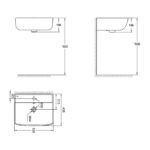 INAX S200 WASTAFEL WALLHUNG CL0312F1-6DFF0-A - Image 2