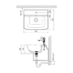 INAX S200 SEMI-COUNTERTOP BASIN CL0345F1-6DFF0-A - Image 2