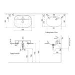 INAX S600 VESSEL BASIN CL0652F1-6DF00-A - Image 2