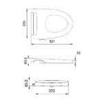 INAX FUJI MANUAL BIDET CS0S3201-6DF00-N - Image 2
