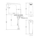 INAX AUTOSENZ DECK MOUNTED SENSOR MONO FA09103-F - Image 2