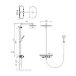INAX S600 INTELLIGENT CONTROL SHOWER SYSTEM FFIXBS17-6B2000BG0 - Image 2