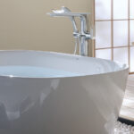INAX S600 FREESTANDING BATH & SHOWER MIXER CHROME FFIXCS16-6B4500BG0 - Image 2