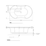 KOLPA GLORIANA 190 + BATH TRAP INCLUDE OVERFLOW 1M - Image 2