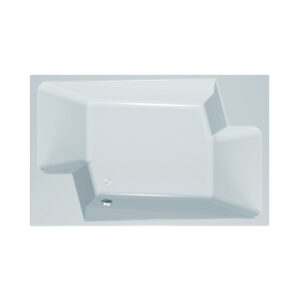 KOLPA BUILT-IN TUB 190X120CM + BATH TRAP INCLUDE OVERFLOW 1M