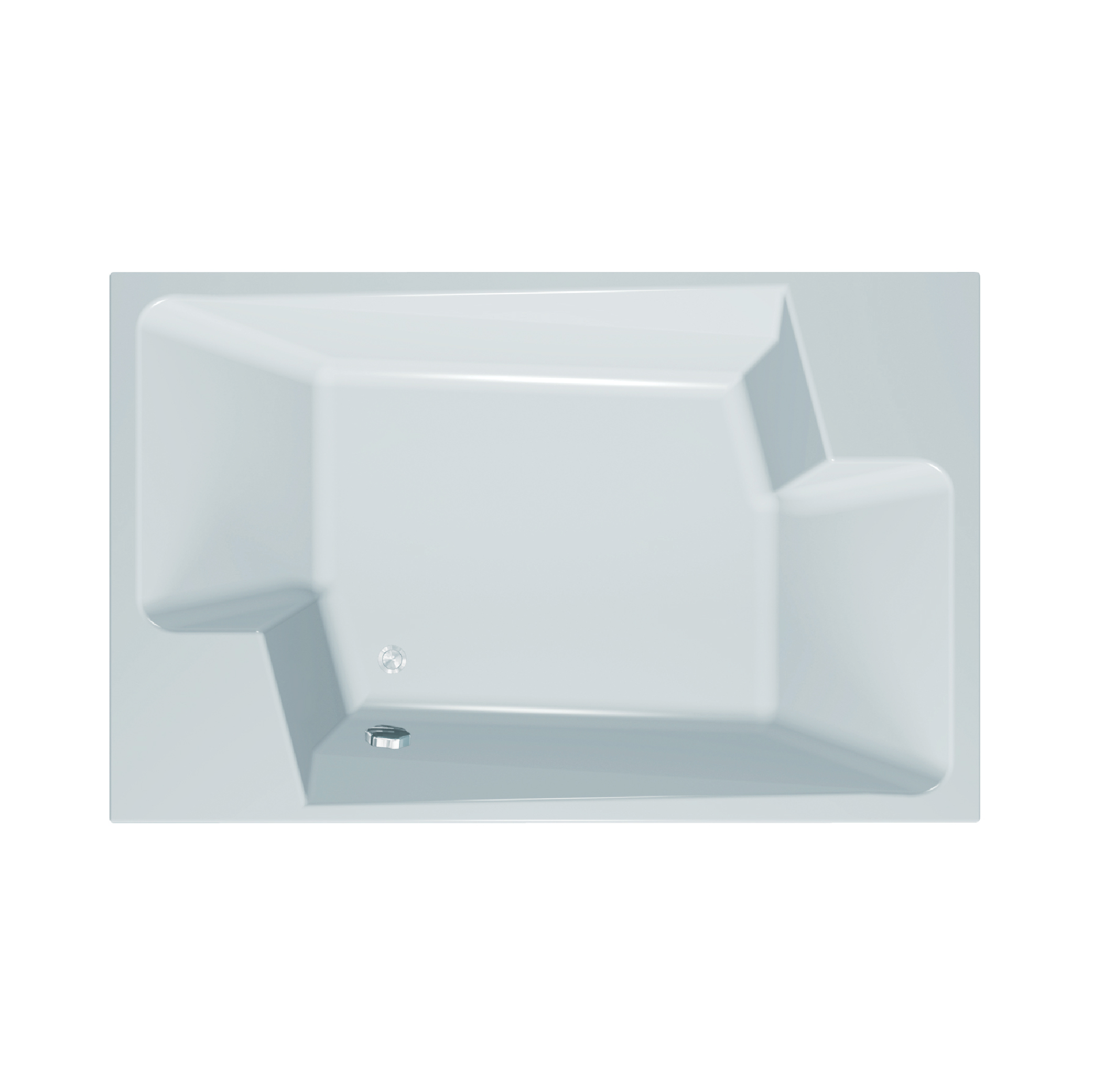 Kolpa-NABUCCO-190-01.jpg KOLPA BUILT-IN TUB 190X120CM + BATH TRAP INCLUDE OVERFLOW 1M - Image 1
