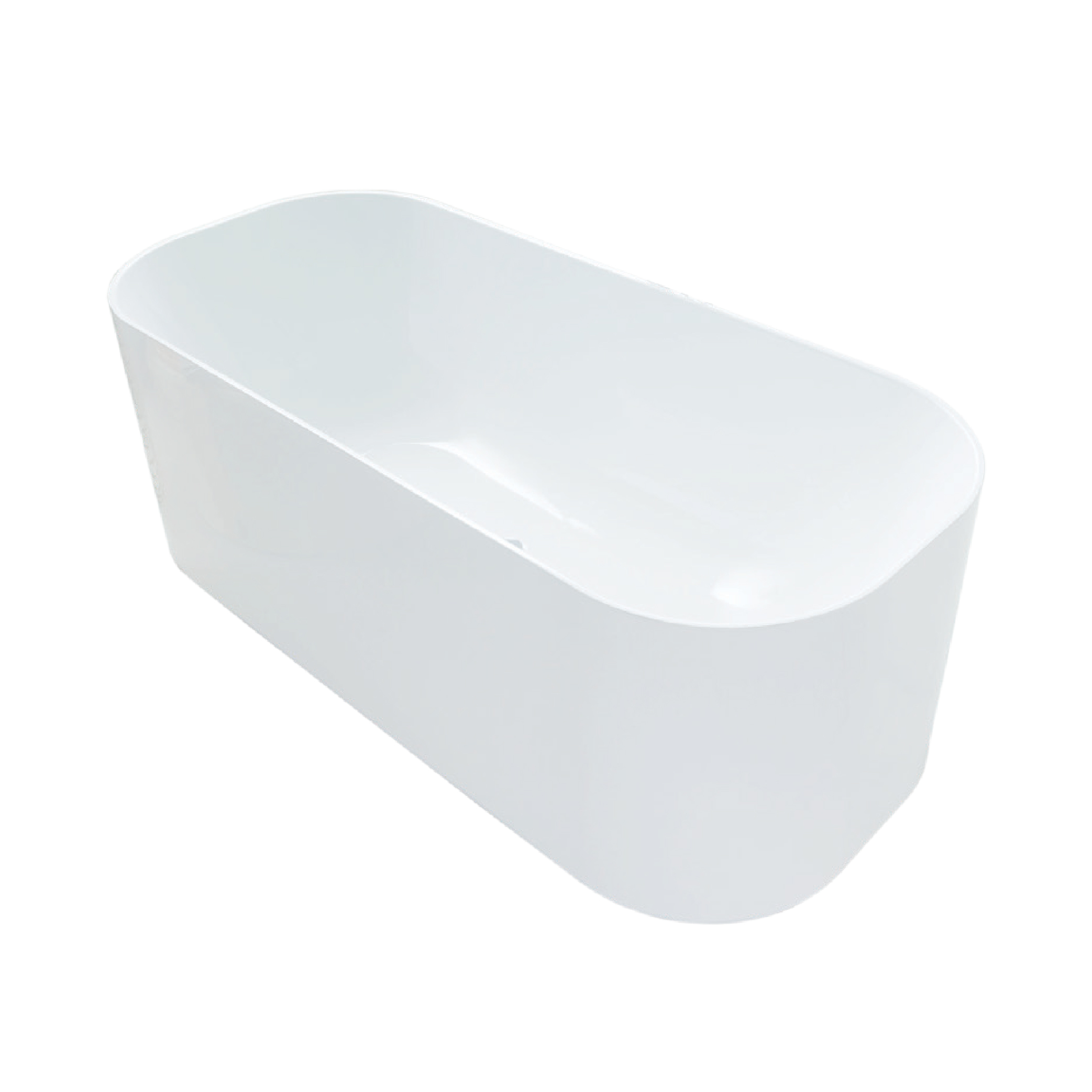 Kolpa-PANDORA-173-01.jpg KOLPA PANDORA FREESTANDING TUB 173X78 CM + OVER FLOW WHITE - Image 1