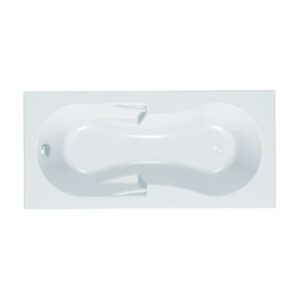 KOLPA BUILT-IN TUB 180X80CM + BATH TRAP INCLUDE OVERFLOW 1M