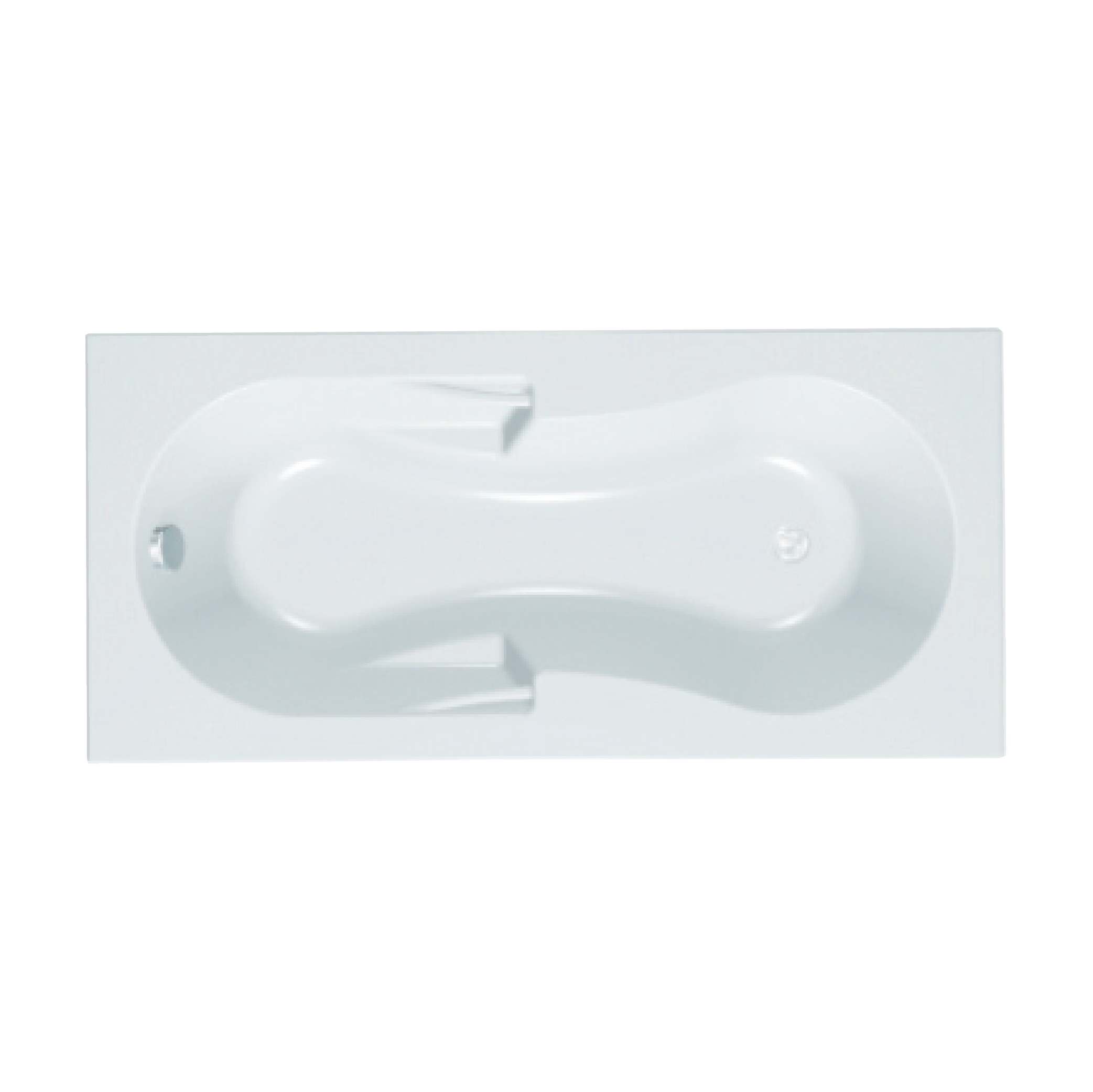 Kolpa-TOSCA-180-01.jpg KOLPA BUILT-IN TUB 180X80CM + BATH TRAP INCLUDE OVERFLOW 1M - Image 1