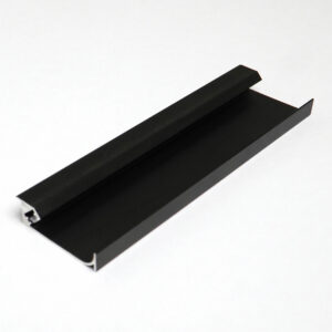 Penta Linea ALUMINIUM PROFILE 43X12MM ANODIZING SANDBLAST BLACK 3M/PC