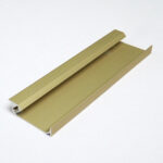 Penta Linea ALUMINIUM PROFILE 43X12MM ANODIZING SANDBLAST GOLD 3M/PC