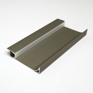 Penta Linea ALUMINIUM PROFILE + PLASTIC COVER 71.3X13.4MM ANODIZING CHAMPAGNE 3M/PC