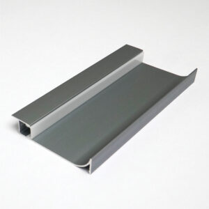 Penta Linea ALUMINIUM PROFILE + PLASTIC COVER 71.3X13.4MM ANODIZING MATT STEEL GREY 3M/PC
