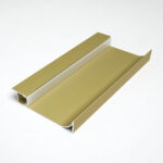 Penta Linea ALUMINIUM PROFILE + PLASTIC COVER 71.3X13.4MM ANODIZING SANDBLAST GOLD 3M/PC
