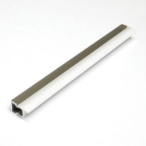 Penta Linea ALUMINIUM PROFILE + PLASTIC COVER 11.2X11.2MM ANODIZING CHAMPAGNE 3M/PC