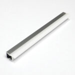 Penta Linea ALUMINIUM PROFILE + PLASTIC COVER 11.2X11.2MM ANODIZING MATT STEEL GREY 3M/PC