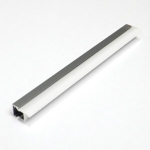 Penta Linea ALUMINIUM PROFILE + PLASTIC COVER 11.2X11.2MM ANODIZING MATT STEEL GREY 3M/PC