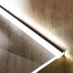 Penta Linea ALUMINIUM PROFILE + PLASTIC COVER 11.2X11.2MM ANODIZING SANDBLAST BLACK 3M/PC - Image 3