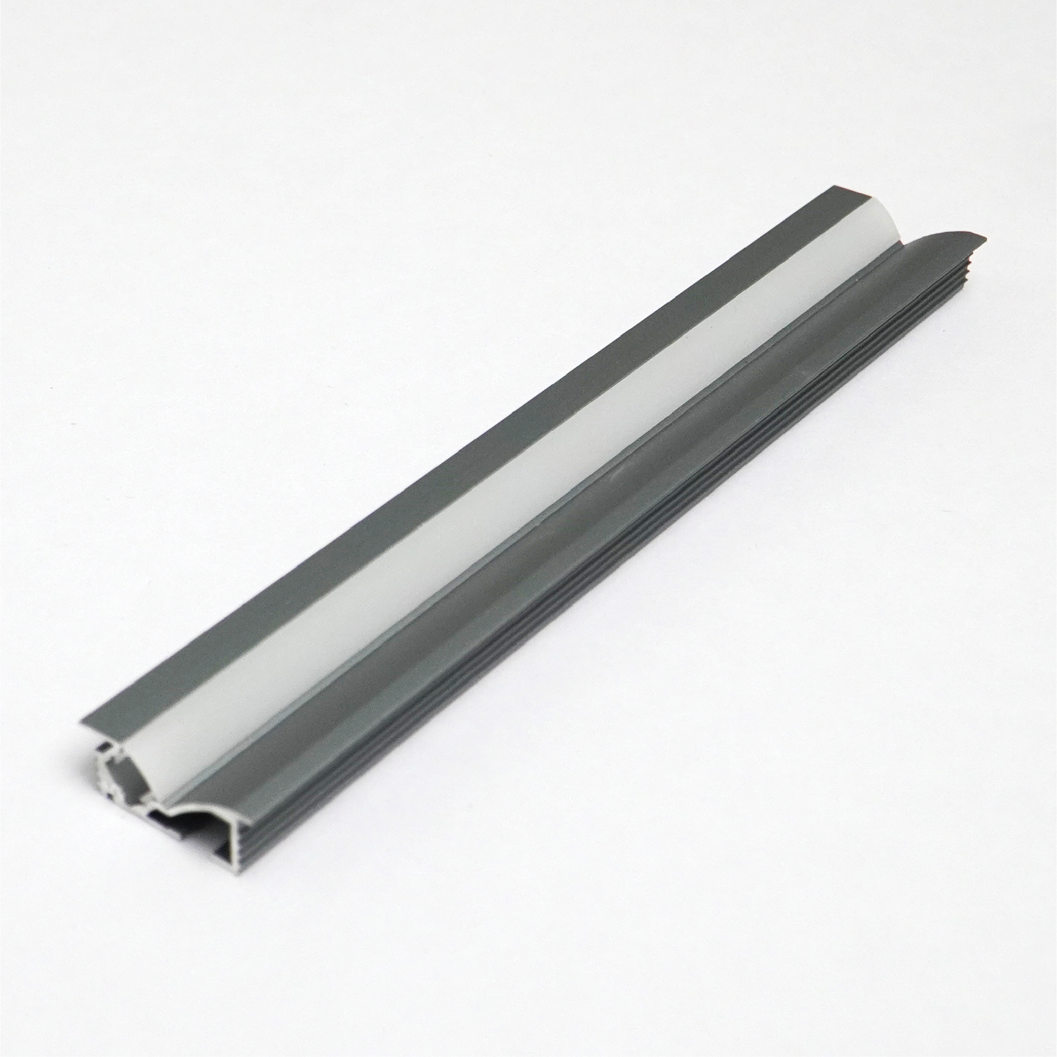Pentalinea YG-2409 AMSG-01 PENTALINEA ALUMINIUM LED PROFILE 24X8.9MM MATT STEEL GREY 3M/PC - Image 1
