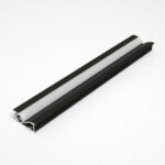 Penta Linea ALUMINIUM PROFILE + PLASTIC COVER, ANODIZING SANDBLAST BLACK 3M/PC