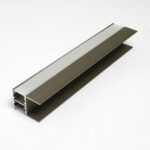 Penta Linea ALUMINIUM PROFILE + PLASTIC COVER 26.55X20.3MM ANODIZING CHAMPAGNE 3M/PC
