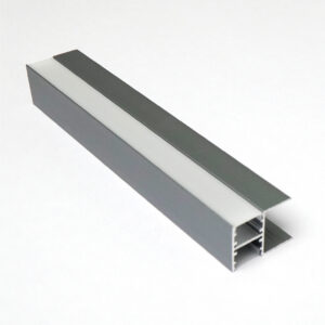 Penta Linea ALUMINIUM PROFILE + PLASTIC COVER 26.55X20.3MM MATT STEEL GREY 3M/PC