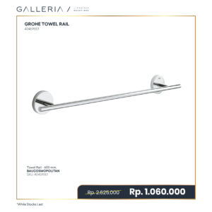GROHE BAUCOSMOPOLITAN BATH TOWEL BAR 520MM 40459001