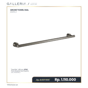 GROHE ATRIO TOWEL RAIL 600MM, BRUSHED HARD GRAPHITE 	40309AL3