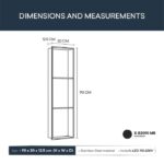 STERN KONZEPT SHOWER NICHE 90X30x12,5 MATTE BLACK W/ LED X-B3090 MB - Image 3
