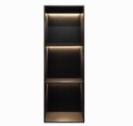 STERN KONZEPT SHOWER NICHE 90X30x12,5 MATTE BLACK W/ LED X-B3090 MB