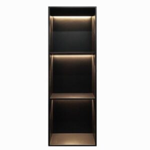 STERN KONZEPT SHOWER NICHE 90X30x12,5 MATTE BLACK W/ LED X-B3090 MB