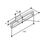 KOHLER LOURE ROBE HOOK K-11585T-CP - Image 3