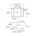 KOHLER LEDGES CAST IRON LAVATORY K-2838-0 - Image 3