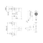 KOHLER JULY WALL MOUNT SHOWER FAUCET - Image 3