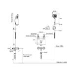 KOHLER FAIRFAX S-LEVER SHOWER FAUCET K-72697T-4-CP - Image 3