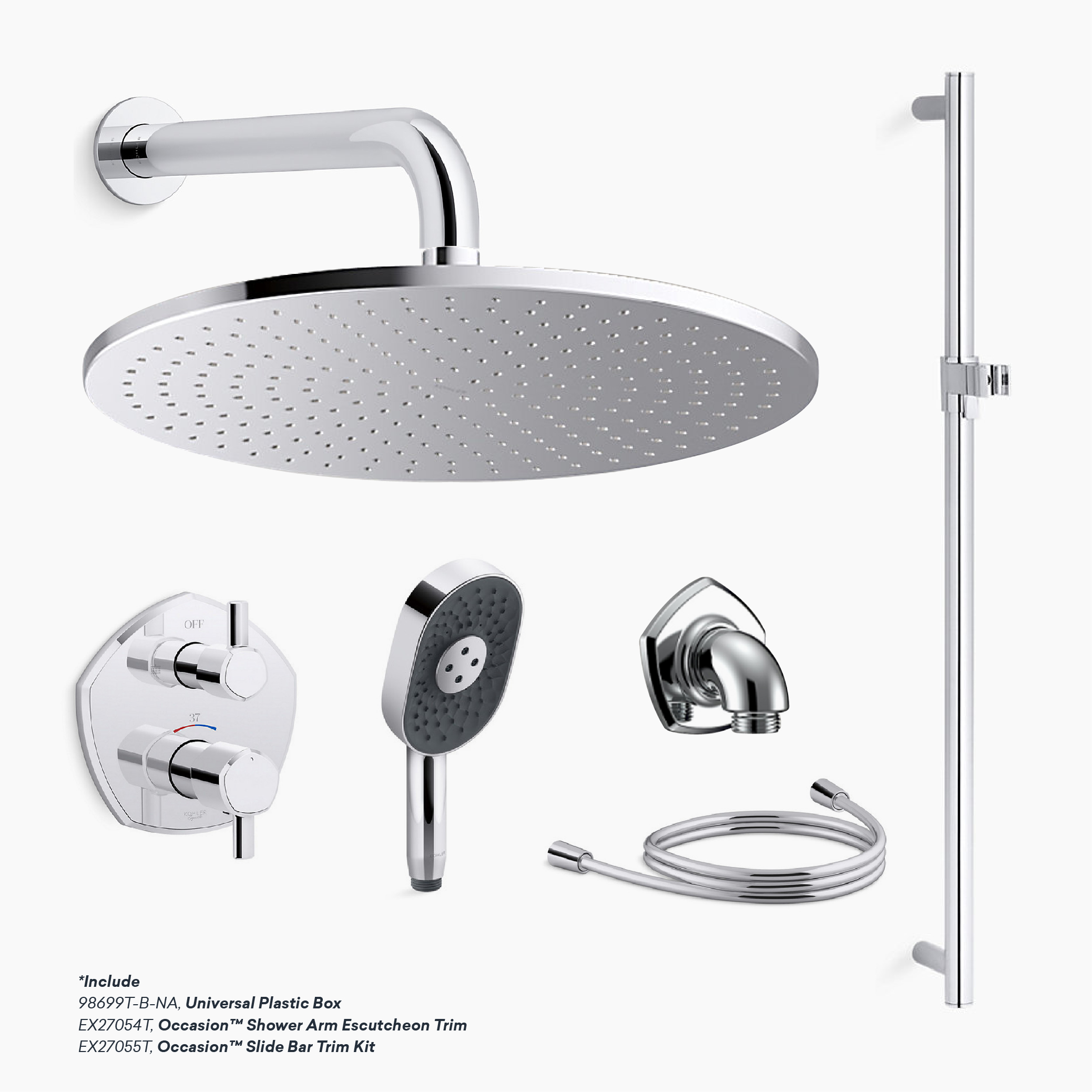 E-Com-WEB-Kohler-Paket-1_OCCASION-CP-Chrome-01-1.jpg KOHLER OCCASION SHOWER SET - Image 1