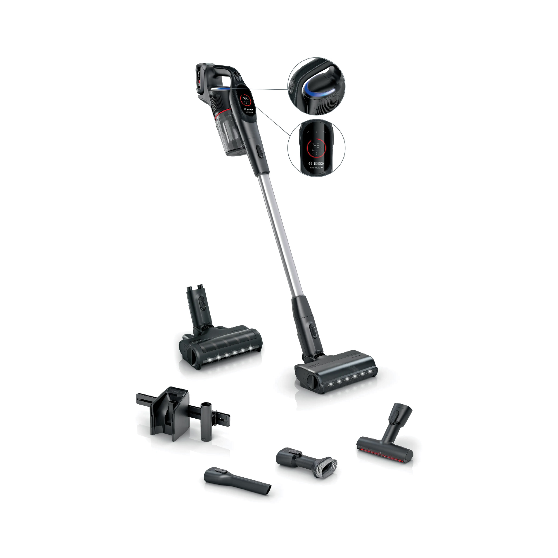 E-Com-WEB-BOSCH-17_BSS931BHF-01.jpg BOSCH RECHARGEABLE VACUUM CLEANER UNLIMITED 9 BLACK. SKU:BSS931BHF - Image 1