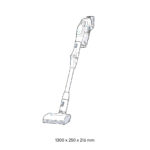 BOSCH RECHARGEABLE VACUUM CLEANER UNLIMITED 10 PROANIMAL RED. SKU: BCS1041PET - Image 3